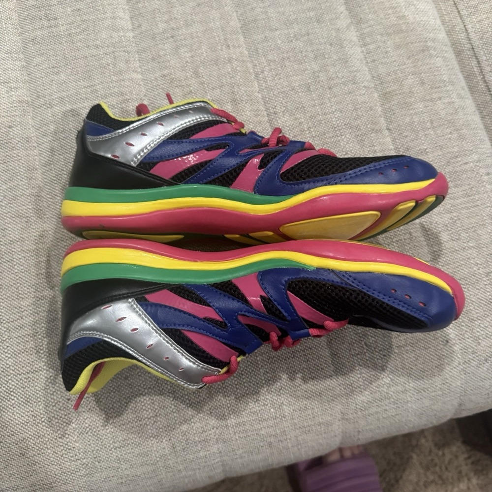 Bloch Zumba Dance Sneaker Womens Size 8.5 Colorful Bright - Picture 8 of 8
